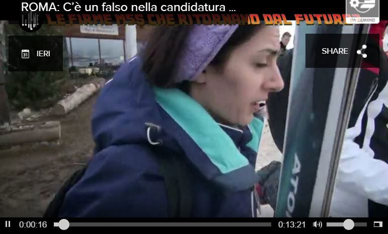 Virginia Raggi, Le Iene e le firme che ritornano dal futuro article-post