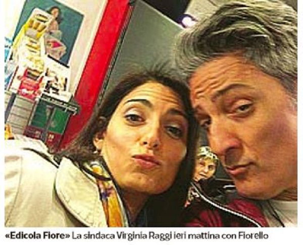 virginia raggi vacanza