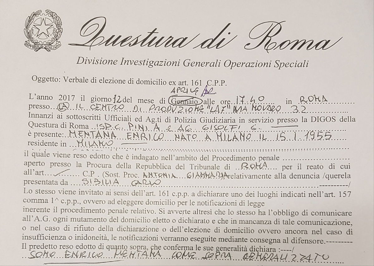 La querela di Carlo Sibilia a Enrico Mentana article-post