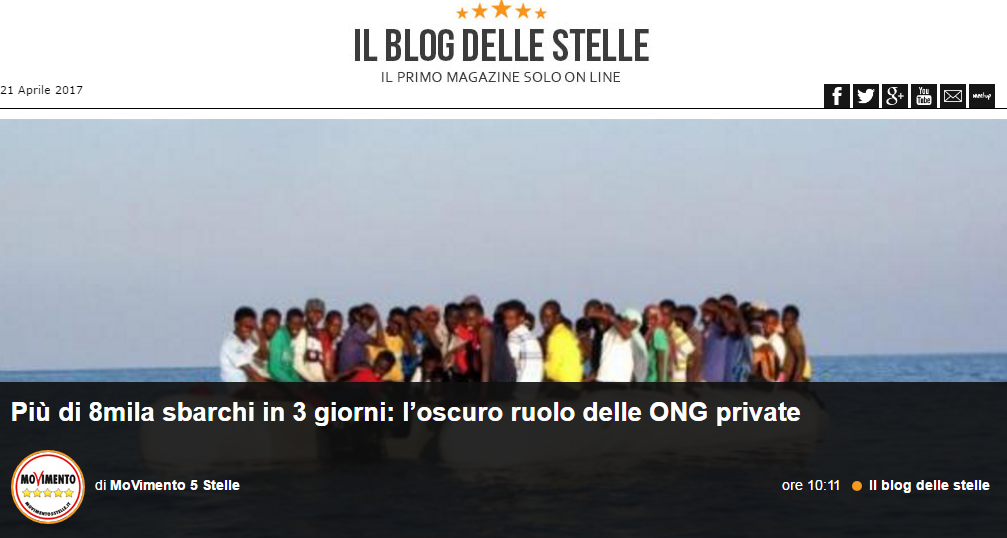 grillo migranti ong business - 1