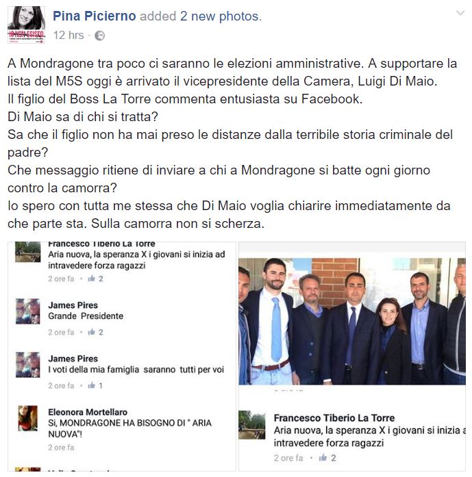 luigi di maio boss la torre