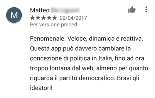 matteo renzi app - 9