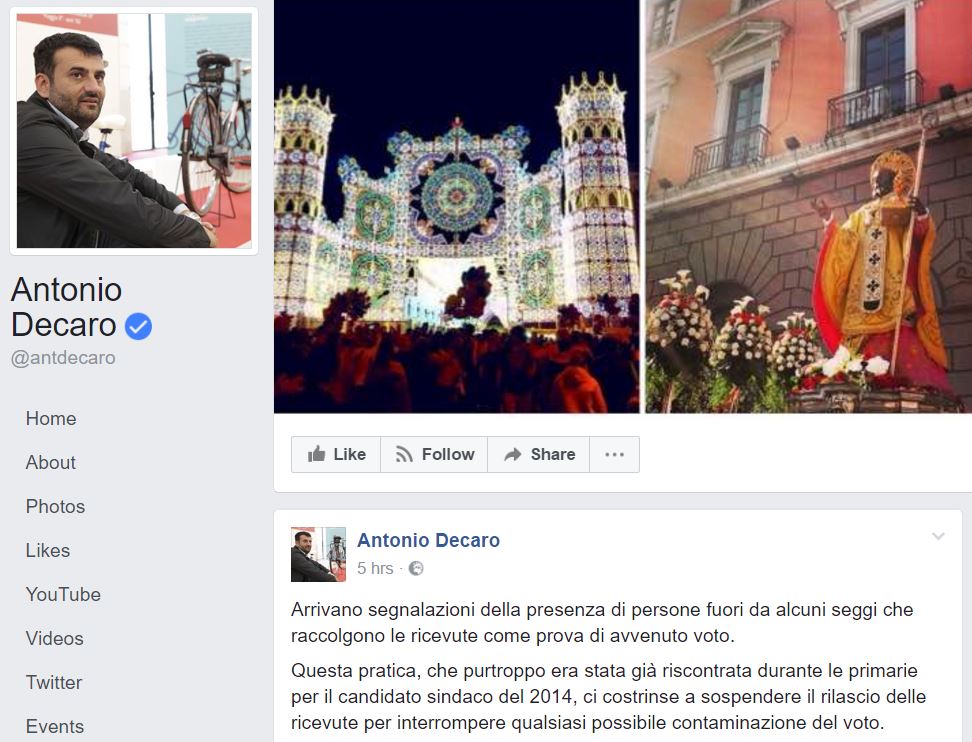 Le accuse di brogli alle primarie del PD a Bari article-post