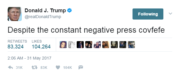 donald trump tweet covfefe - 2