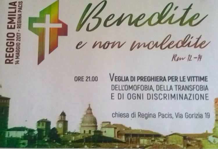 gay pride reggio emilia 2017 processione cattolici - 3