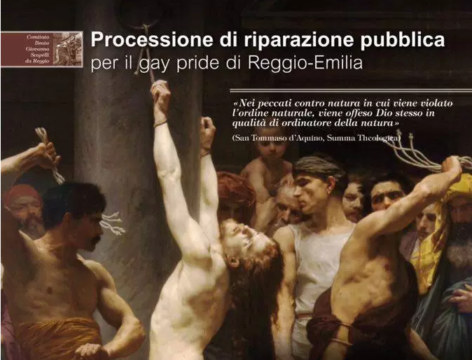 La processione per chiedere perdono a Dio del Gay Pride di Reggio Emilia article-post