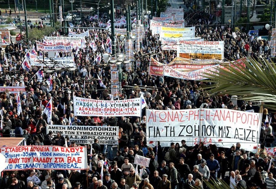grecia austerità sciopero 1
