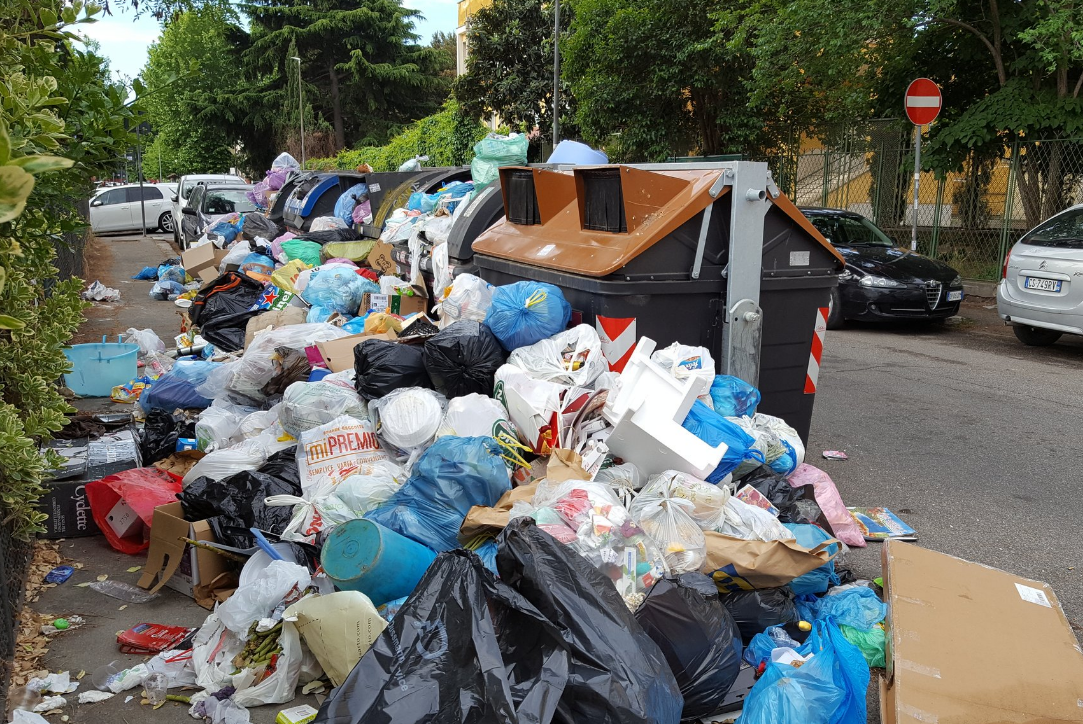 grillo raggi emergenza rifiuti roma - 7