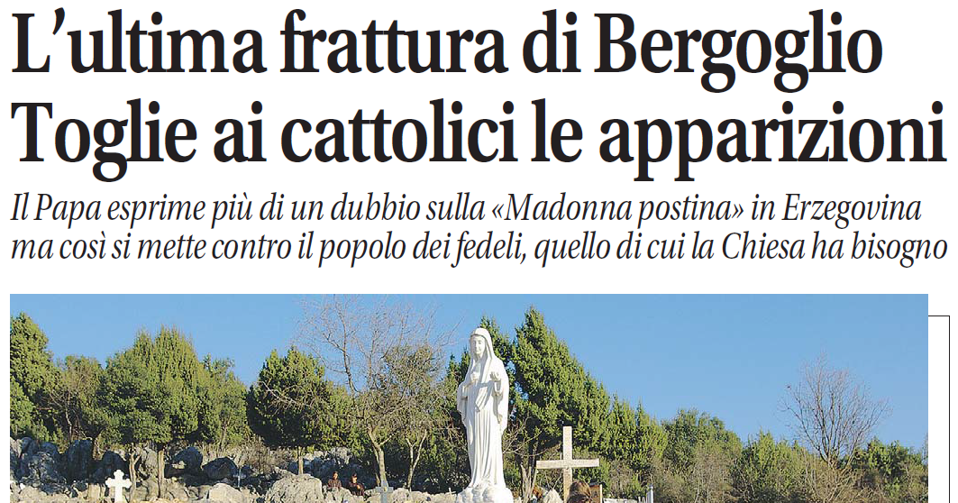 papa francesco medjugorje brosio socci celentano - 3