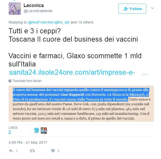 vaccini glaxo complotto - 2