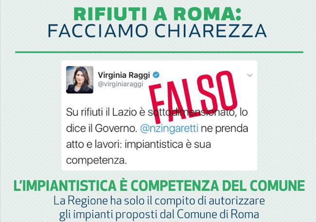 La rissa tra Zingaretti e Raggi sull'emergenza rifiuti a Roma article-post
