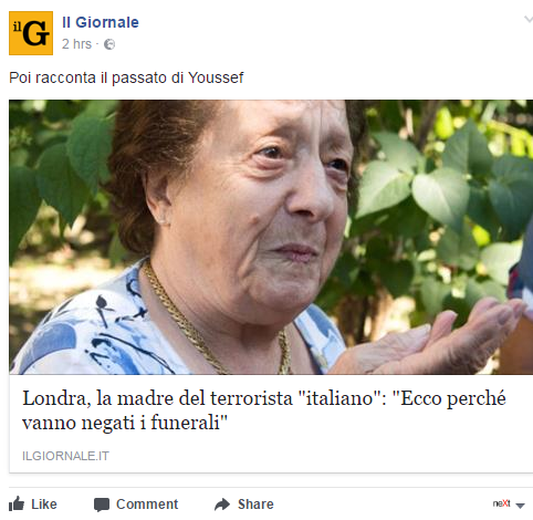 Valeria Collina Khadija madre terrorista londra italiano - 10