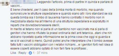bambina morbillo roma free vax - 3