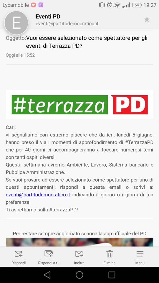 terrazzapd spettatori renzi bob app pd nazareno - 1