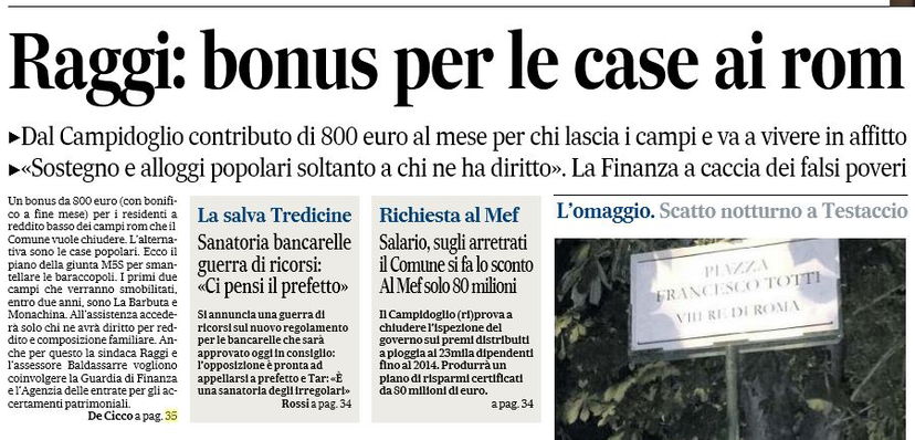 Il piano di Virginia Raggi per i campi rom article-post