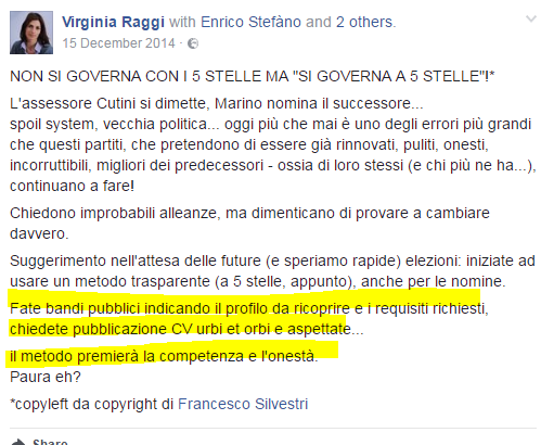 virginia raggi staff stipendi - 3