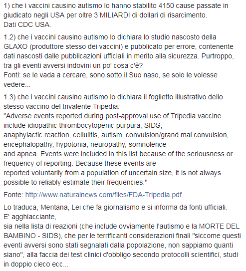eleonora brigliadori mentana vaccini domande difficili- 2