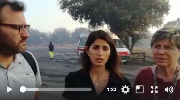 L'incendio a Castel Fusano? Un complotto contro il M5S article-post
