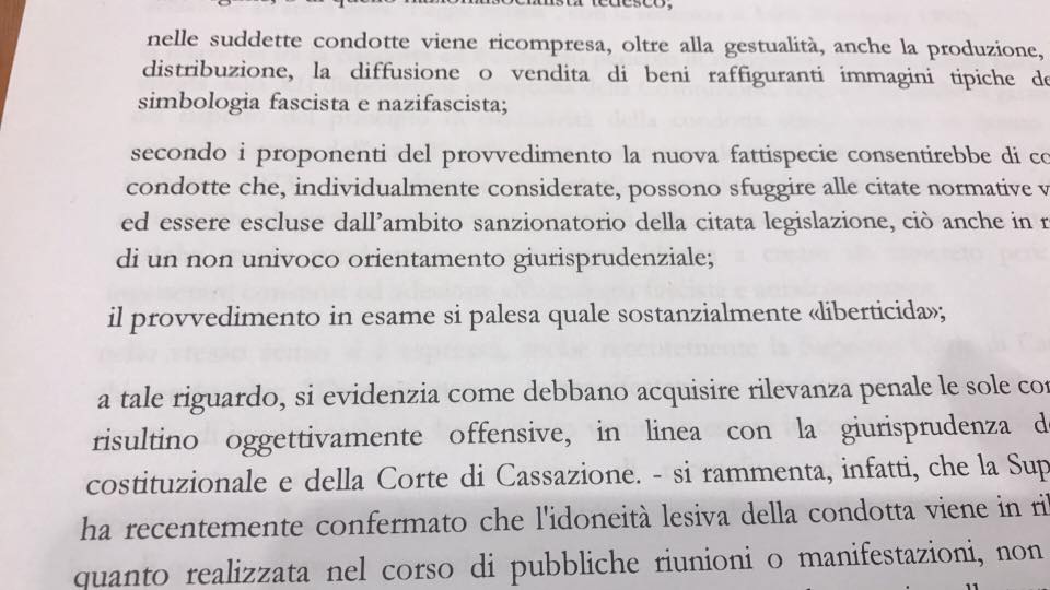 legge contro fascismo emanuele fiano