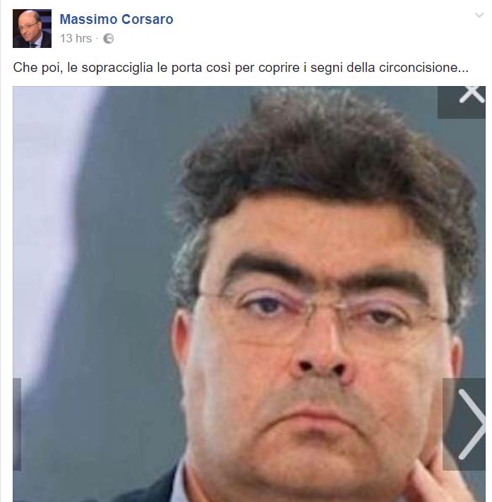 Massimo Corsaro: l'insulto antisemita del deputato a Emanuele Fiano article-post