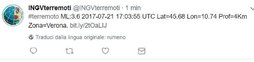 Il terremoto avvertito a Verona article-post