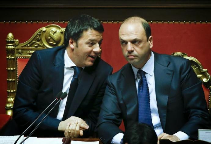angelino alfano matteo renzi