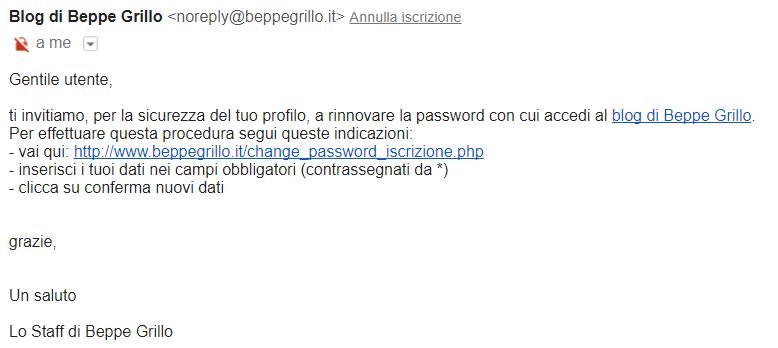 beppe grillo password