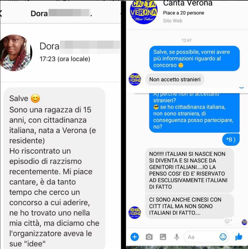 dora verona canta verona razzismo -1b