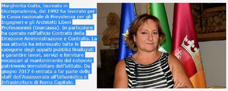Margherita Gatta: lo strano caso Inarcassa nella biografia della nuova assessora romana article-post