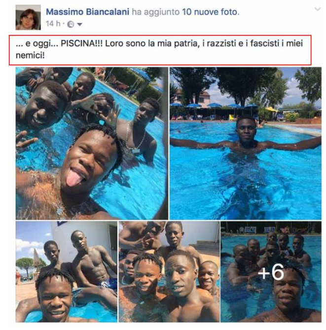 massimo biancalani matteo salvini pistoia piscina migranti - 6