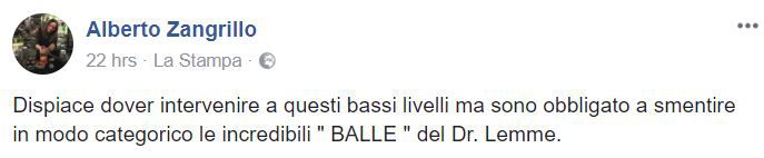 alberto zangrillo alberico lemme