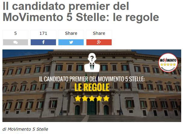 beppe grillo candidato premier