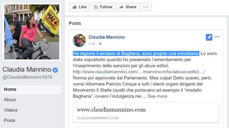 Claudia Mannino la «minchiona» risponde a Patrizio Cinque NextQuotidiano