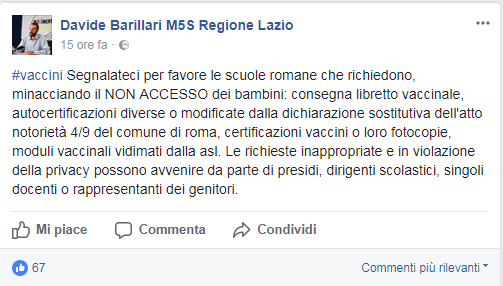 comune roma autocertificazione vaccini scuola - 3