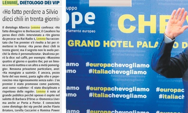 La dieta Lemme e Silvio Berlusconi article-post