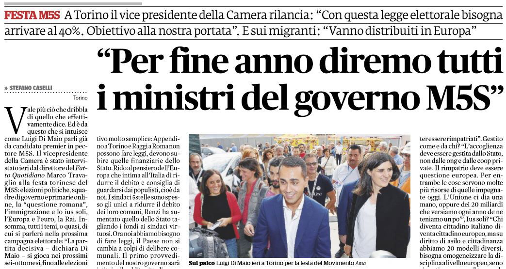 luigi di maio ministri m5s