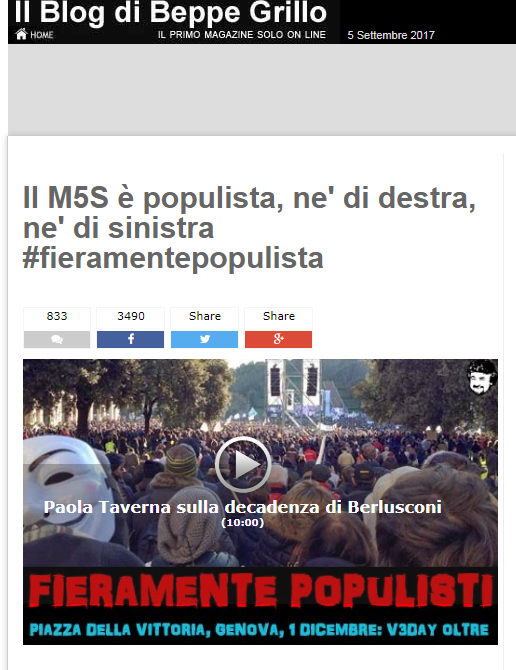 m5s populisti di maio - 2
