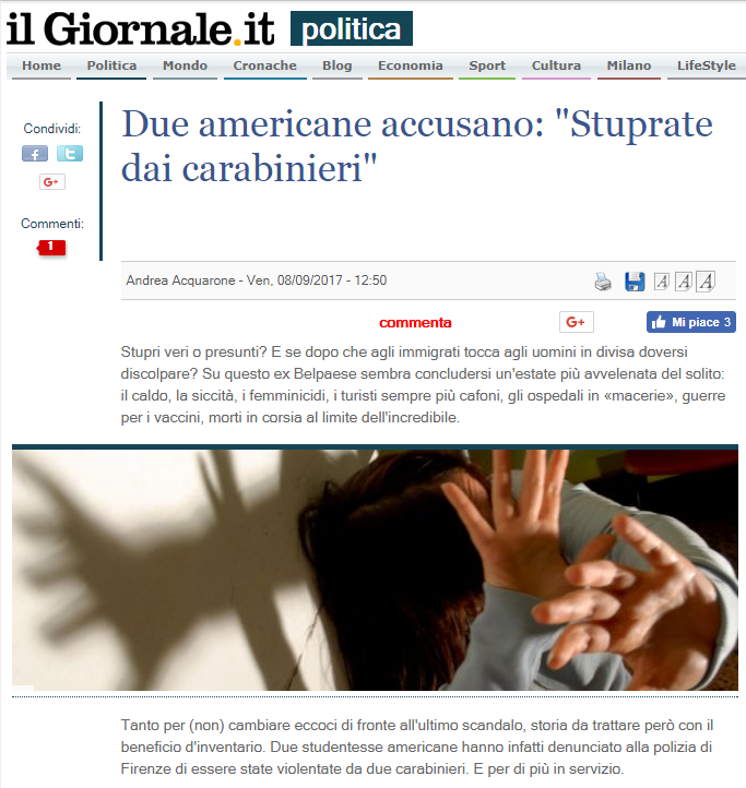 stupro firenze carabinieri turiste usa - 19