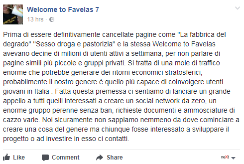 welcome to favelas lucarelli social network - 1