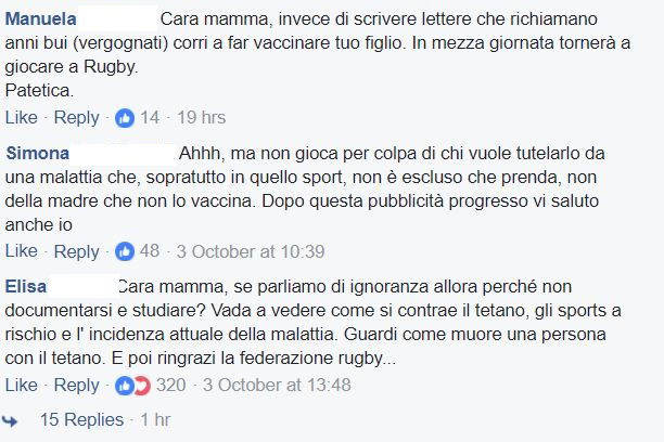 elisabetta pevarello felipe tetano vaccinazione rugby 3