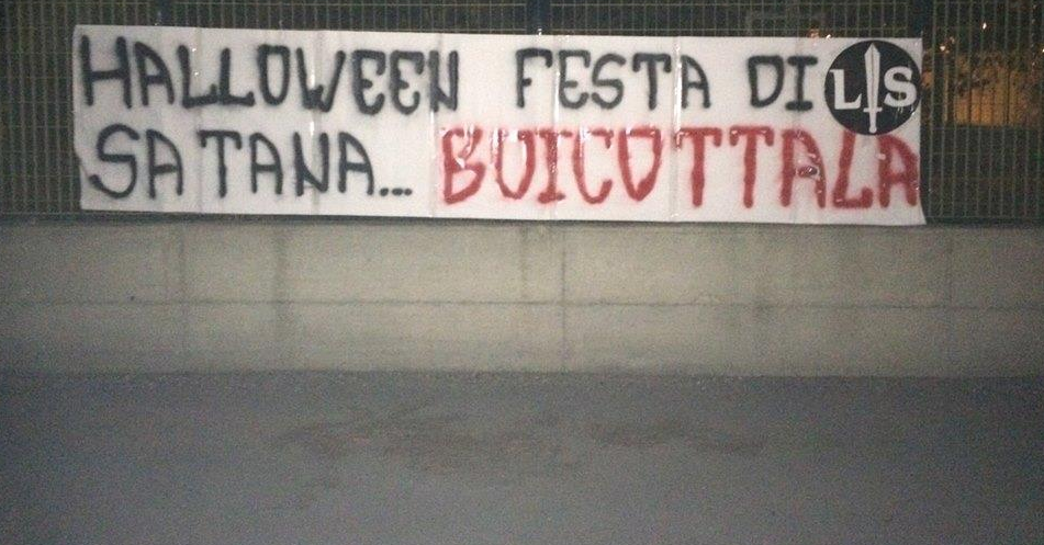 halloween forza nuova proteste - 4
