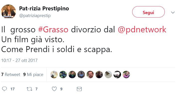 Gli insulti di Patrizia Prestipino (PD) a Pietro Grasso (e le scuse dei parlamentari PD) article-post