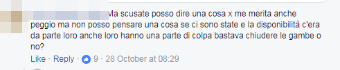 valentino talluto vittime commenti - 6