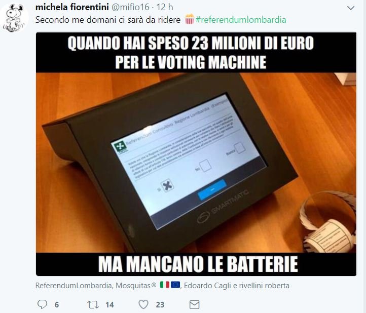 voting machine tablet referendum lombardia