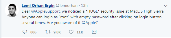 apple root password bug MacOs High sierra - 3