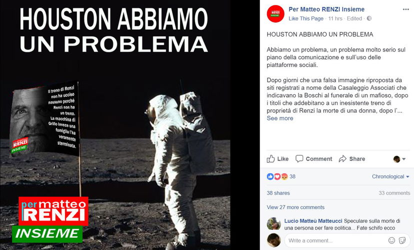 Chi è la persona che ha pubblicato l'immagine su Beppe Grillo che ha sterminato una famiglia article-post