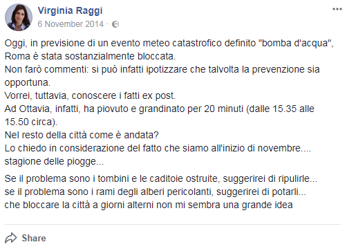 pioggia roma raggi ostia voto x municipio - 4
