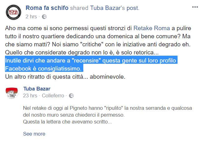 roma fa schifo retake