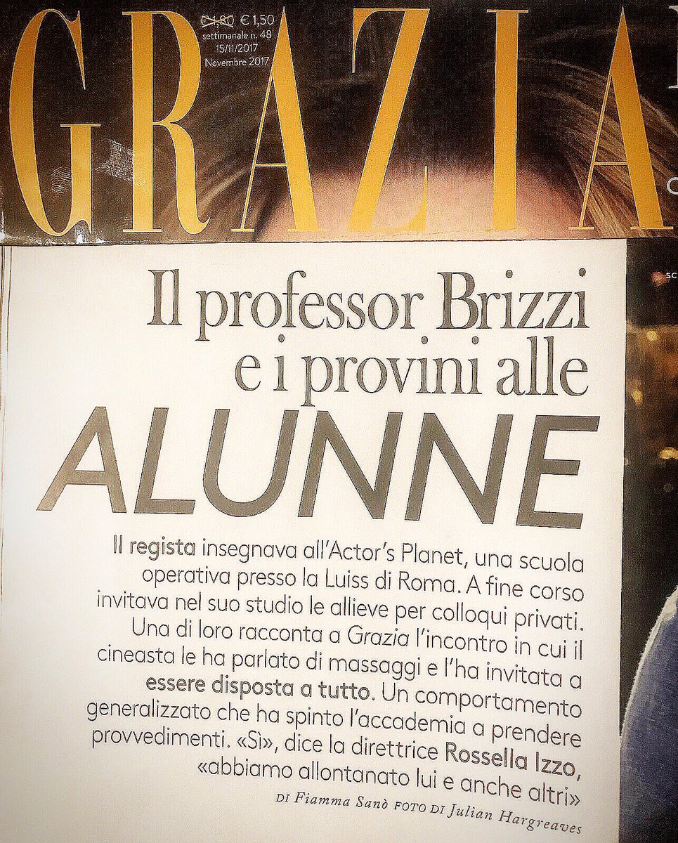 Rossella Izzo e le accuse a Fausto Brizzi nextQuotidiano