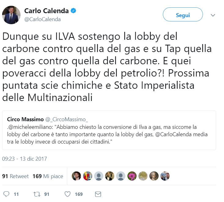 carlo calenda michele emiliano